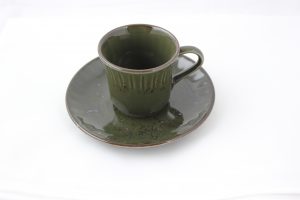 6 persoons koffie espresso kopjes groen - Afbeelding 2