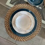 diamond Blauw Gold marmer