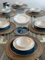 diamond Blauw Gold marmer