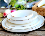 Goud Delux 25-delig 'Fine Bone ' Porselein Servies set