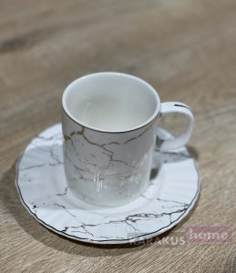 koffie mok gold marmer