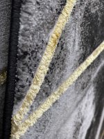 Vloerkleed Marmer Tapijt zwart goud | 200*280 - Afbeelding 2