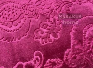 Bedsprei deken 220x240 bordo fusya - Afbeelding 2