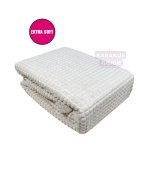 Bedsprei deken 200X220 Ipek piramit soft beige