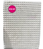 Bedsprei deken 200X220 Ipek piramit soft beige - Afbeelding 2