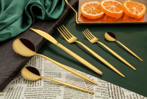 Mess Gold 36 Delig besteck set - Afbeelding 2