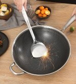 Kras vrije Pannenset 10-delig RVS - kras vrij - Honingraat - Hexagon - Honeycomb - Afbeelding 5