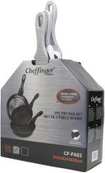 3 delig braadpan set grijs - Afbeelding 3