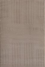 Curvey cirkelvormige patroon Beige