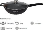 Wok pan 32 cm graniet