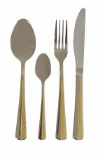 Bavary Bestekset Zilver-Goud - Bestekset 84-delig - 18/10 roestvrijstaal - 12 personen - Met Luxe opbergkoffer