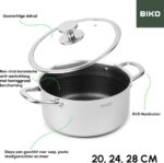 🍳 BIKO Pannenset Inductie 10-delig RVS: De Honingraat Revolutie in Uw Keuken - Afbeelding 3