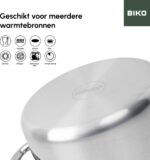 🍳 BIKO Pannenset Inductie 10-delig RVS: De Honingraat Revolutie in Uw Keuken - Afbeelding 4