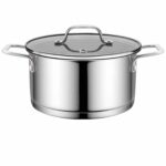 RVS pannenset 11-delig